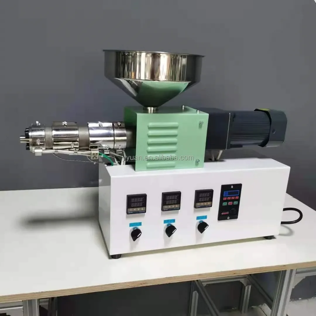 SJ25 Mini Plastic Extruder Desktop  Molding Machines  Single Screw Extruder