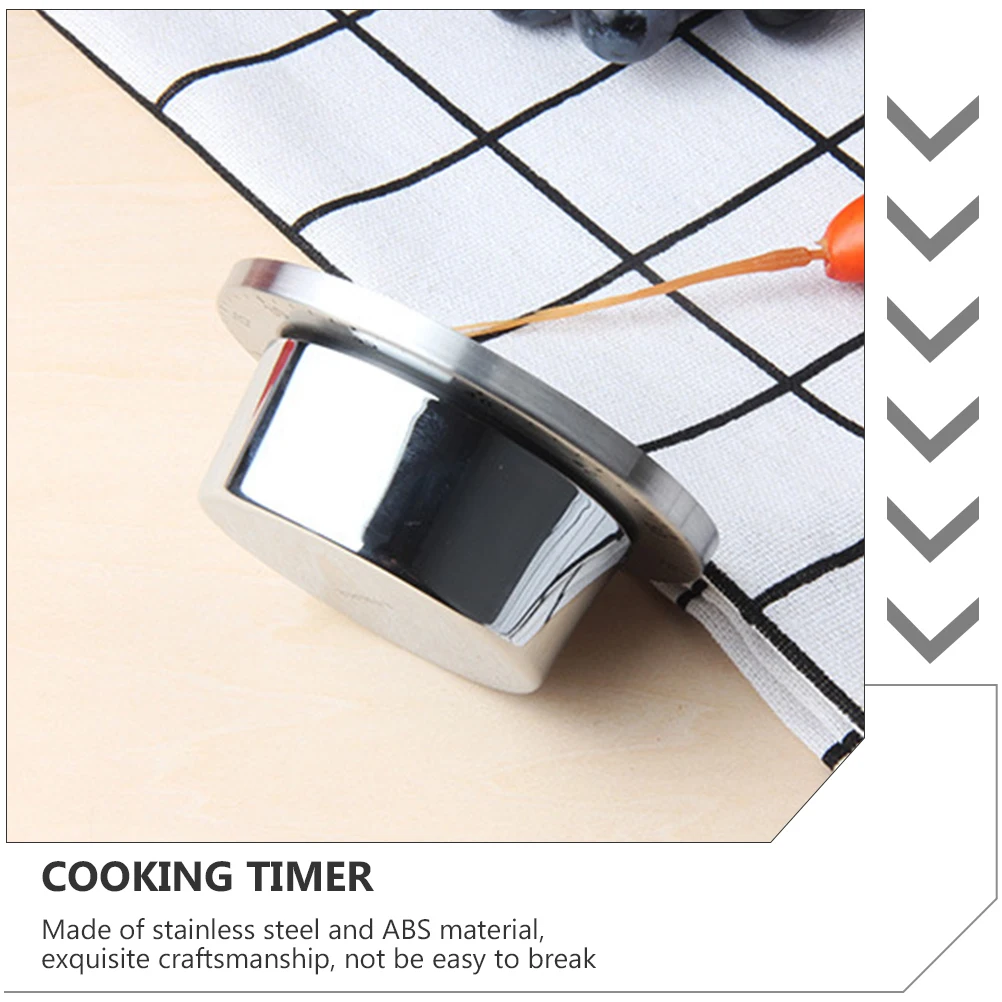 

Stainless Steel Mechanical Kitchen Baking Egg Device For Reminder Loud Alarm No Needed Timers For Kitchen Cooking Timer