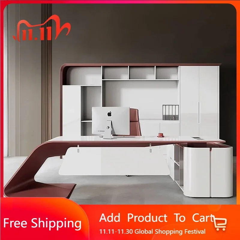 

Space Saving Organizers Office Desk Modern Computer Office Desk Executive Design Storage Mesa Ordenador Commercial Furniture