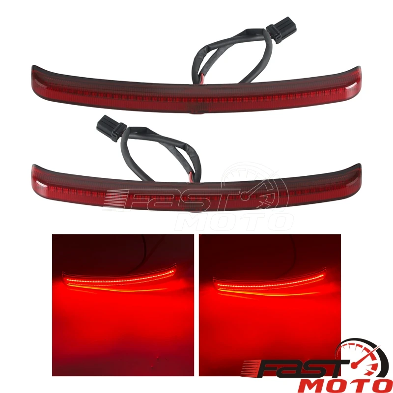 Motorcycle Parts Accessories LED Fender Brake Light Running Lamp For Harley Touring Street Tri Glide 2009-2021 Fender Stoplight