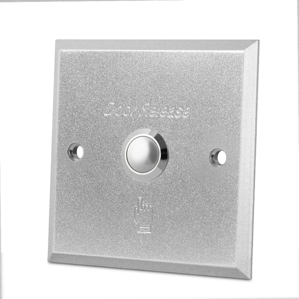 86*86mm Aluminum alloy Push Button Switch Exit Button Door release for door lock access control gate door opener