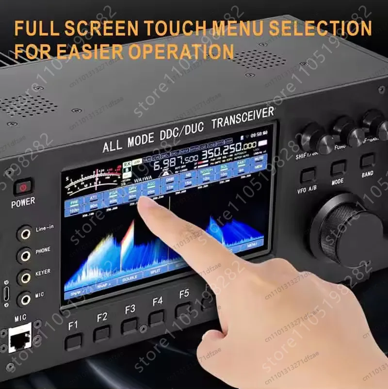RS-998 Full Band HF HF Radio 100W Spectrum Dynamic Waterfall Display Built-in Antenna Tuner
