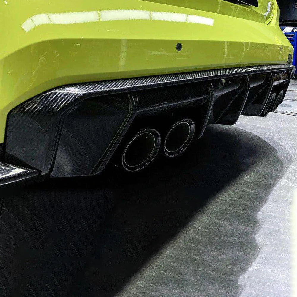 

Upgraded versionCar Accessories Dry Carbon Fiber Original Rear Bumper Lip Diffuser for G80 G82 M3 M4 2021+ Rear Universal S
