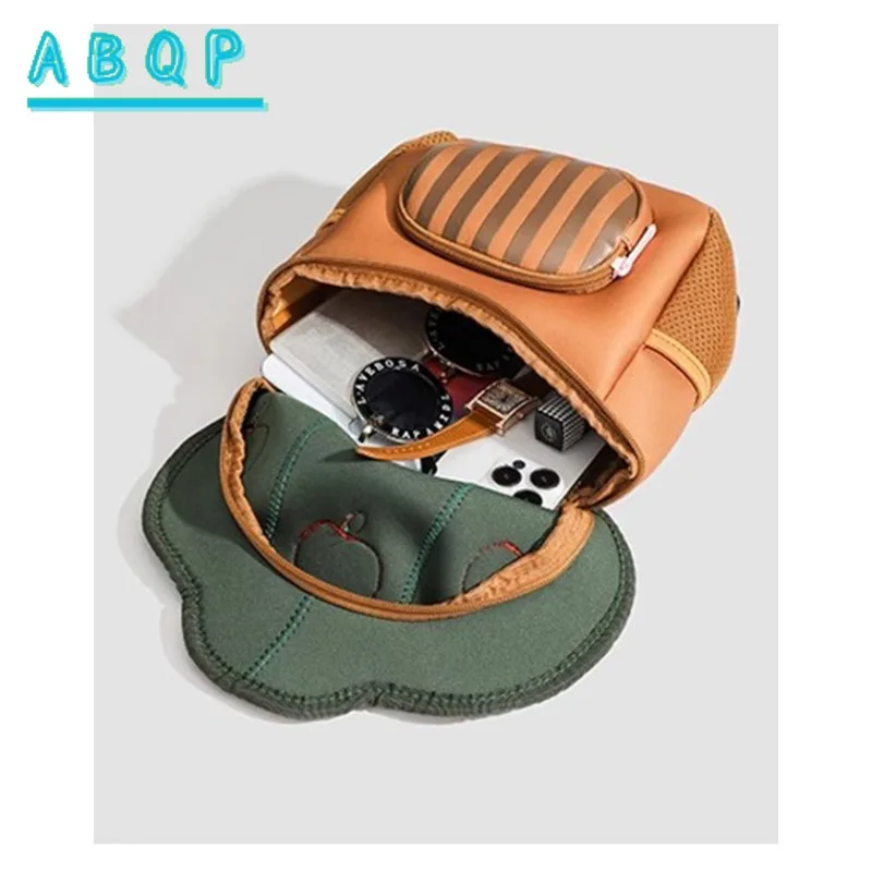 Cute Cartoon Mushroom Backpack Casual Plush Backpacks Mini Creative Design Travel Outdoor Daily Use for Student