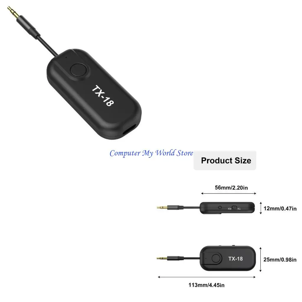 

Multi Aplection Bluetooth-совместимый адаптер 5.0, приемник передатчика звука для портативного использования