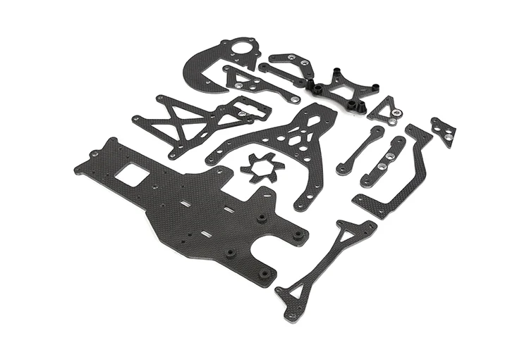 Lichtgewicht ondersteuningsset van koolstofvezel voor 1/5 ROFUN HPI BAJA 5B 5T 5SC