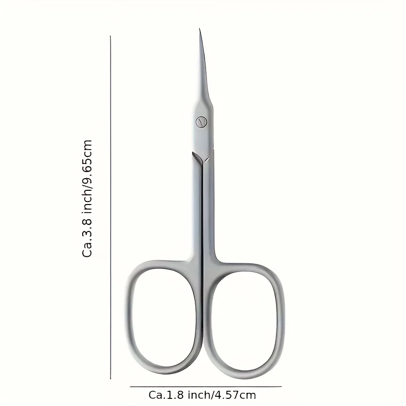 Pince à cuticules en acier inoxydable, coupe-ongles incarnés, crochet d'aigle incurvé, ciseaux de beauté, outils de manucure, conception de lame incurvée