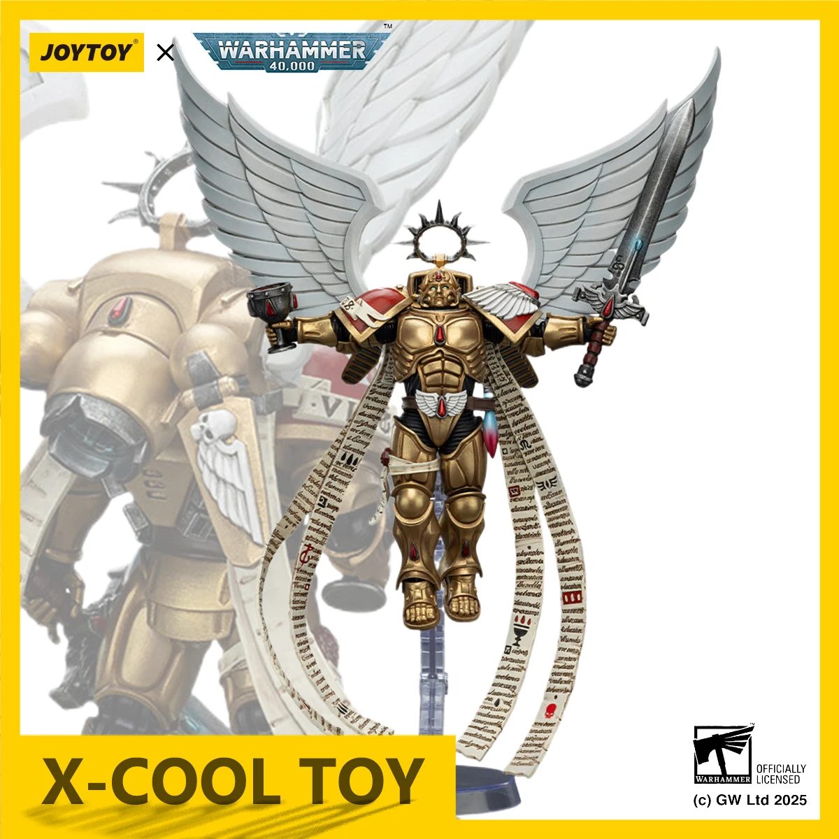 

JOYTOY Warhammer 40K Action Figure 1/18 Blood Angels The Sanguinor With Encarmine Broadsword Collection Model Anime Figurine Toy