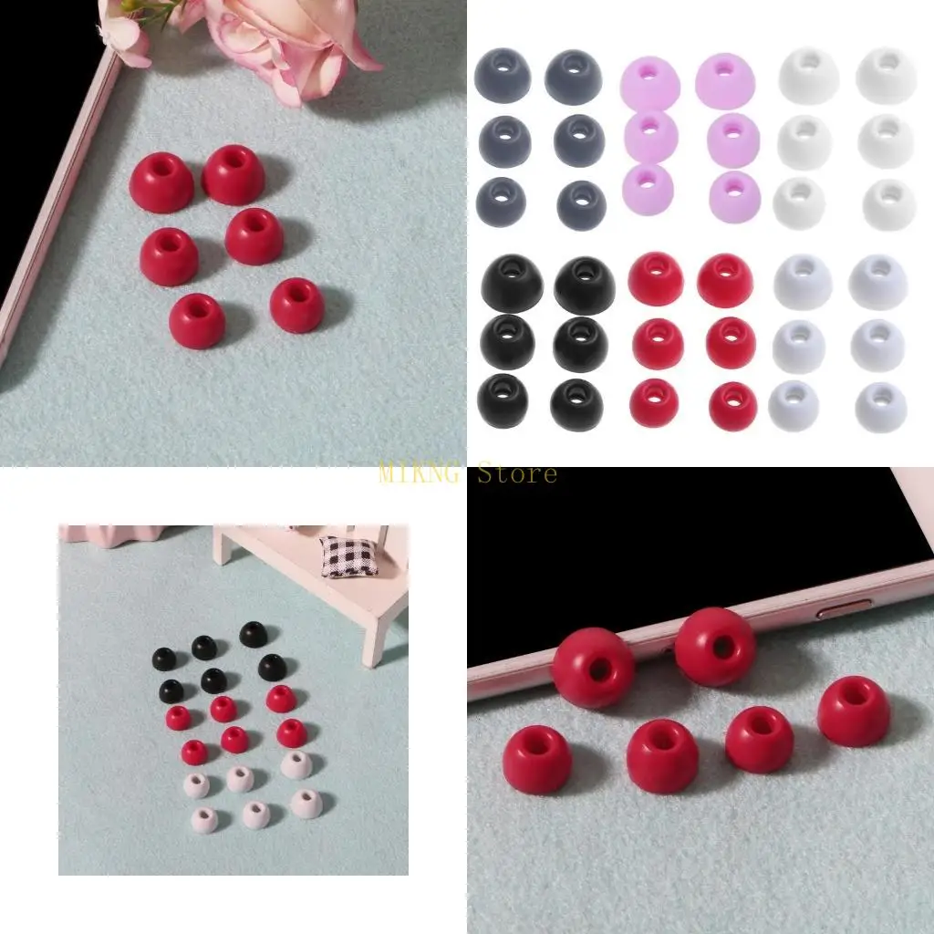 6pcs / pack silicone أذن أذن لبراعم الاستوديو / Fit Eartips Earphone Earclugs أفضل بيع