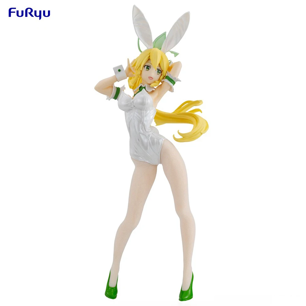 

Original NEW FuRyu BiCute Bunnies Leafa (White Pearl Color Ver.) (Sword Art Online) 26 cm Collectible Anime Figure Model Toys