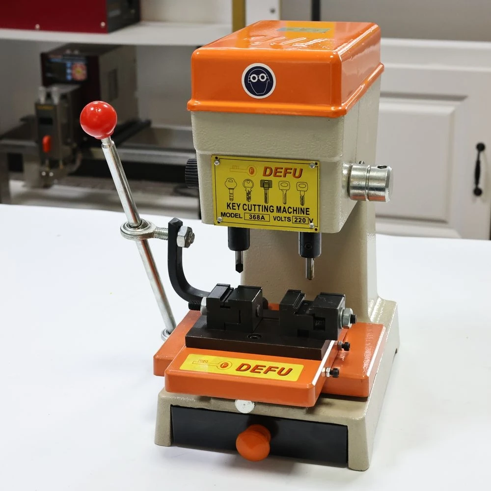 368A Key Cutter Machine 220V Duplicating Car Key Drill Maker Locksmiths Tools Engrave Keys Guide Reproducer