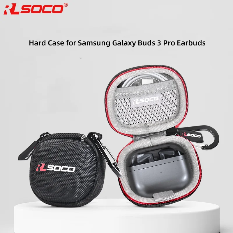 

Hard Carrying Case for Samsung Galaxy Buds 3 Pro/Galaxy Buds 3 AI Wireless Earbuds -Shock Absorbing Design, Full Body Protection