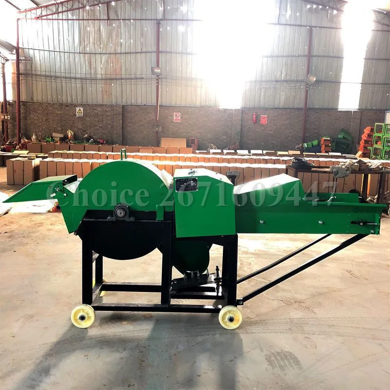 Animal Grass Dry and Wet Straw Shredder Corn Silage Chopper Grass Silage Chaff Cutter Crusher Machine