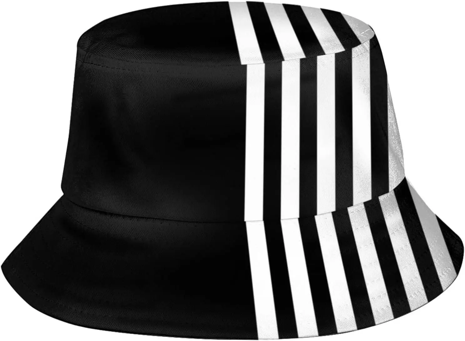 Black and White Bucket Hat Cute Fisherman Hat Checkered Bucket Hats Sun Hat for Fishing Hiking Camping