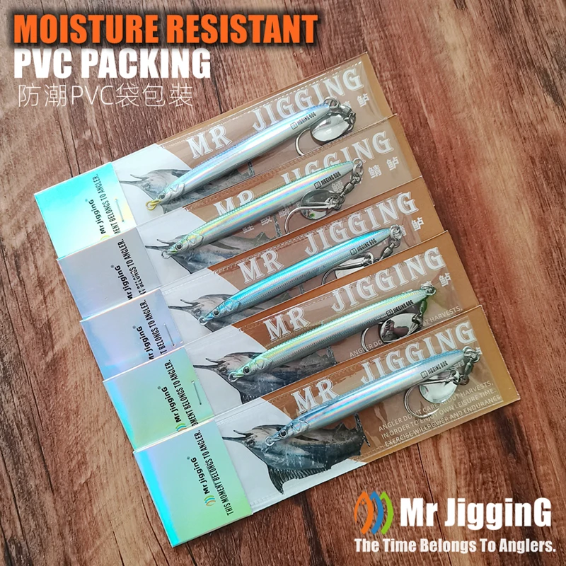 Mr JigginG 생체 모방 샌들랜스 메탈 지그 30g 40g 60g 80g 100g 120g 스페인 고등어 루어 카츠오 패스트 헤어테일 낚시 미끼