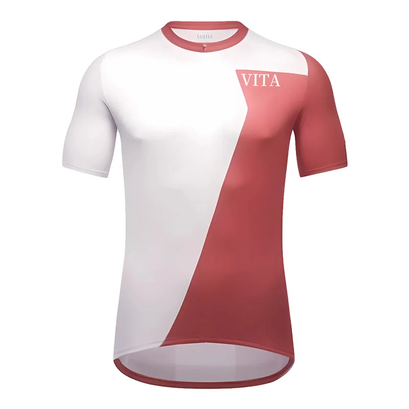 2023 VITA Cycling Jersey Men Bike Mountain Road MTB Bicycle Shirt Short Sleeve Racing Riding Clothing Maillot Ciclismo Hombre