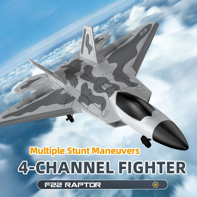 BM31 F22 Raptor RC Airplane 4 Channel Brushless Motor Fixed Wing Stunt Plane 360 Flip Vertical Flight For Beginner Expert Model