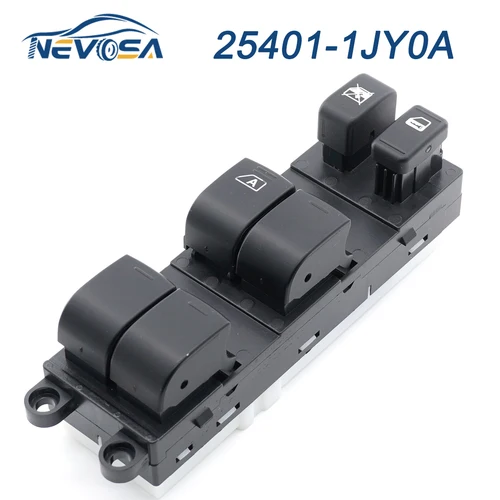 NEVOSA 25401-1JY0A para Nissan Tiida Rogue Versa Pathfinder Teana interruptor de ventanilla eléctrica de coche 25401-EL30 16 + 3 pines 254011 JY0A