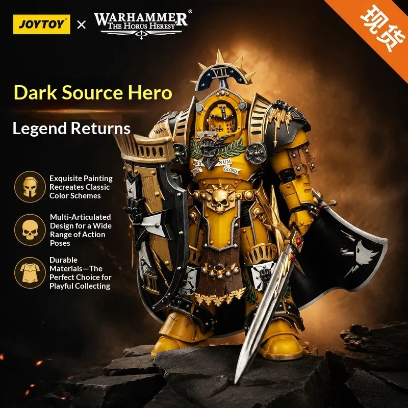 Joytoy Warhammer Horus Heresy Imperial Fists 1/18 Terminator Armor Action Figure Collectible Model For Adult Hobbyists