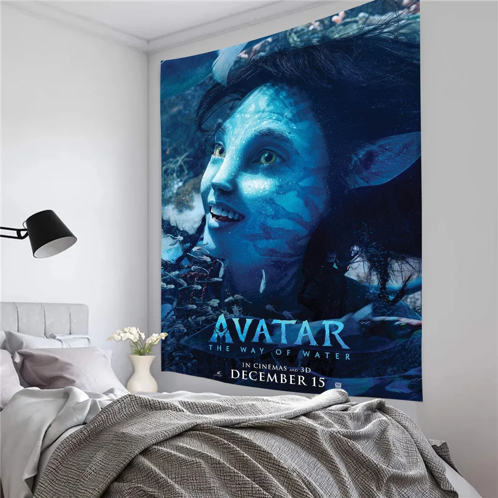 A-Avatar 2-Film „Happy Birthday“-Banner-Hintergrund für Geburtstags-Banner, Party-Hintergrund, Dekorationen