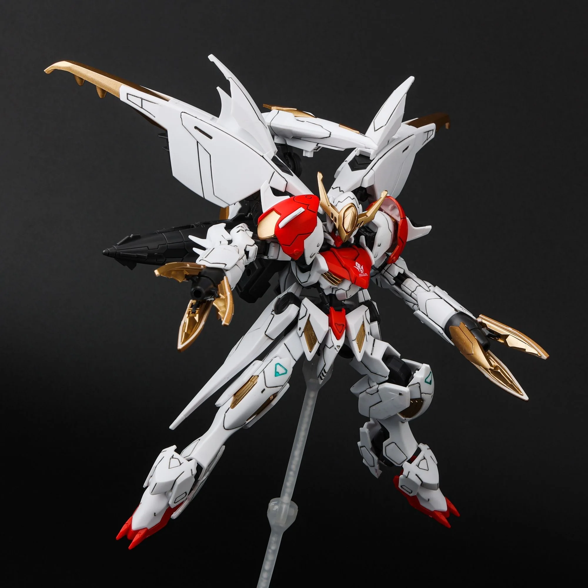 GAOKE Model Verbazingwekkende Barbatos Lupus HG 1/144 ASW-G-08A Model Assemblage Kit Action Figure Robot Kids Geschenken