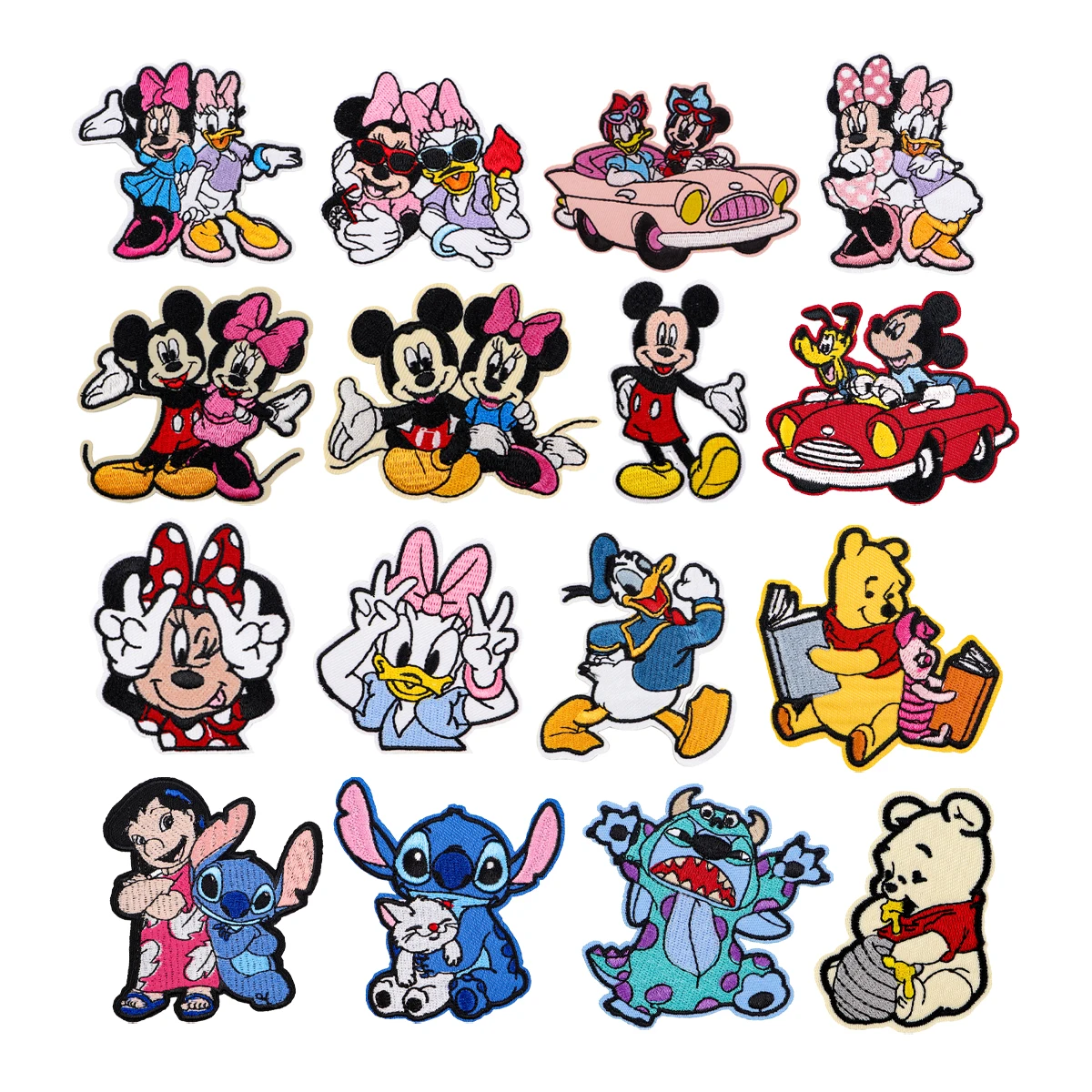 

Аниме мышь утка стежка вышитые нашивки для одежды куртки мультяшная нашивка DIY железные нашивки аппликация аксессуары наклейки