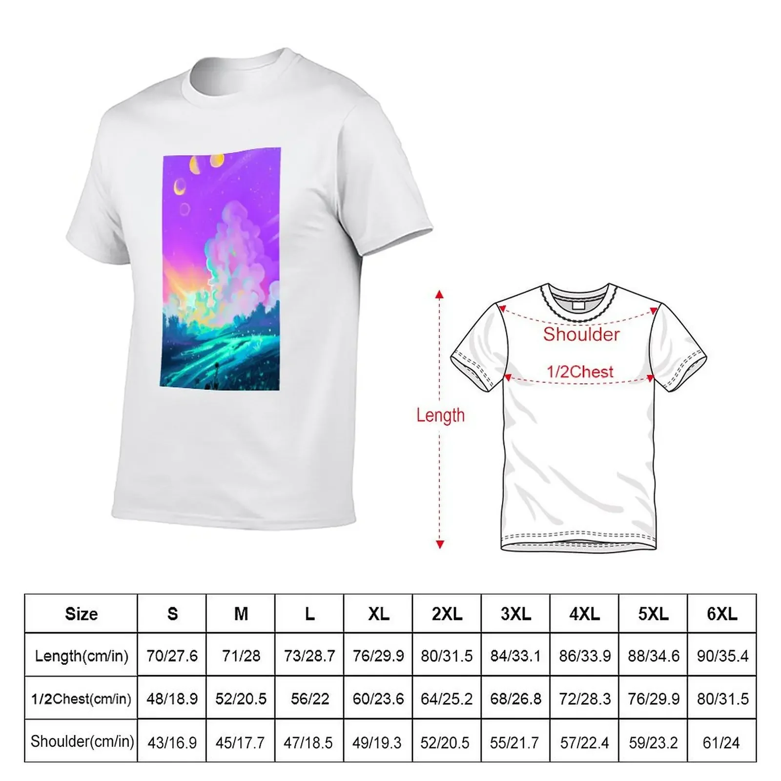 Melancholy Skies T-Shirt graphic t shirts plus size tops men clothings