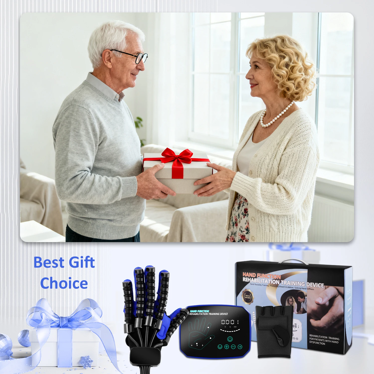 Hand Rehabilitation Robot Glove Hemiplegia Rehabilitation Physiotherapy Glove Stroke Recovery Equipment Hand Therapy Equipment