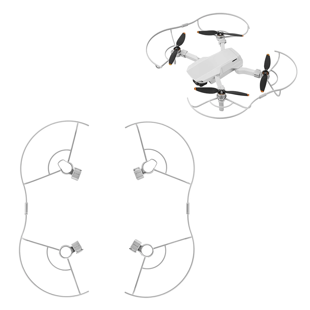 حلقات حماية لحماية الطائرة بدون طيار ملحقات حراس المروحة شفرات حماية لـ DJI Mini SE/Mini 2/Mavi
