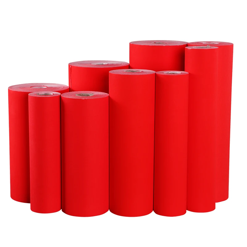 Red Rice Paper Chinese Spring Festival Couplets Half-Ripe Xuan Paper Chinese Calligraphy Brush Pen Writing Papier Papel China