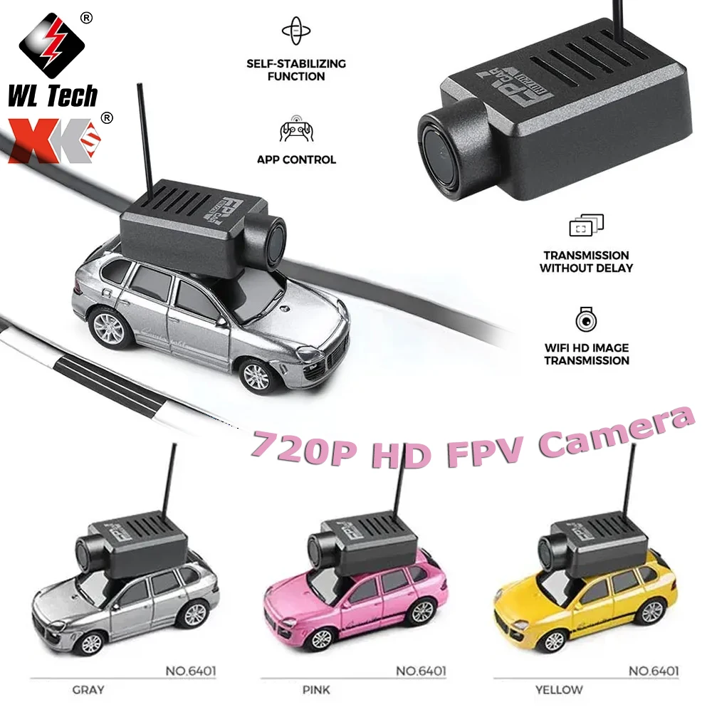Wltoys 6401-C 1/64 FPV First Person View Mini RC Car 2.4G Gyroscope Remote Control Car with HD 720P Camera Racing Toy Boys Gifts