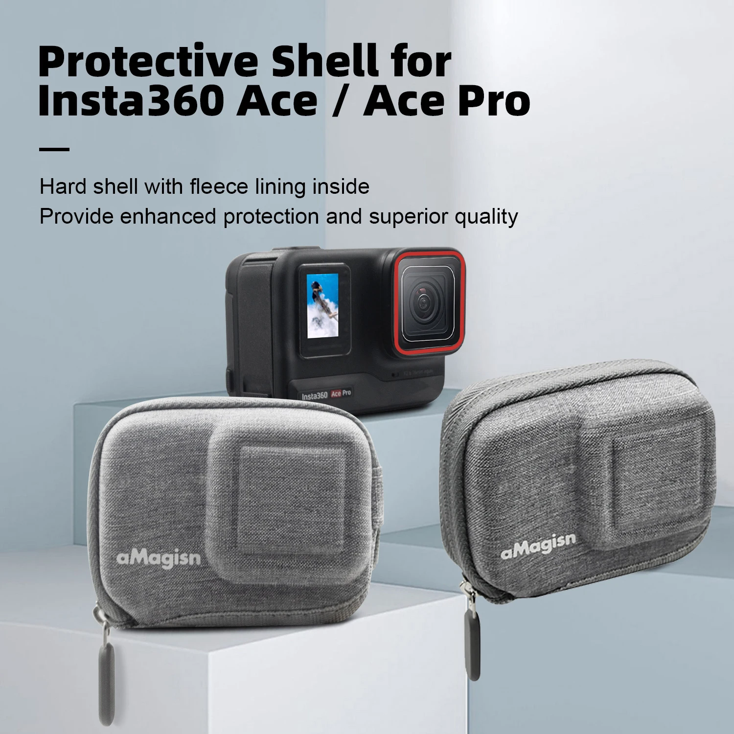 Для Insta360 Ace / Ace Pro Grey Mini Storage для Insta360 Ace чехол