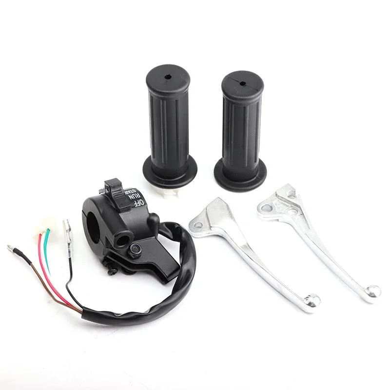 Poignées d'accélérateur de moto, levier de frein pour Yamaha PW50 PY50 PW PY 50 PEEWEE PIWI Dirt Pit Bike, pièces de moto