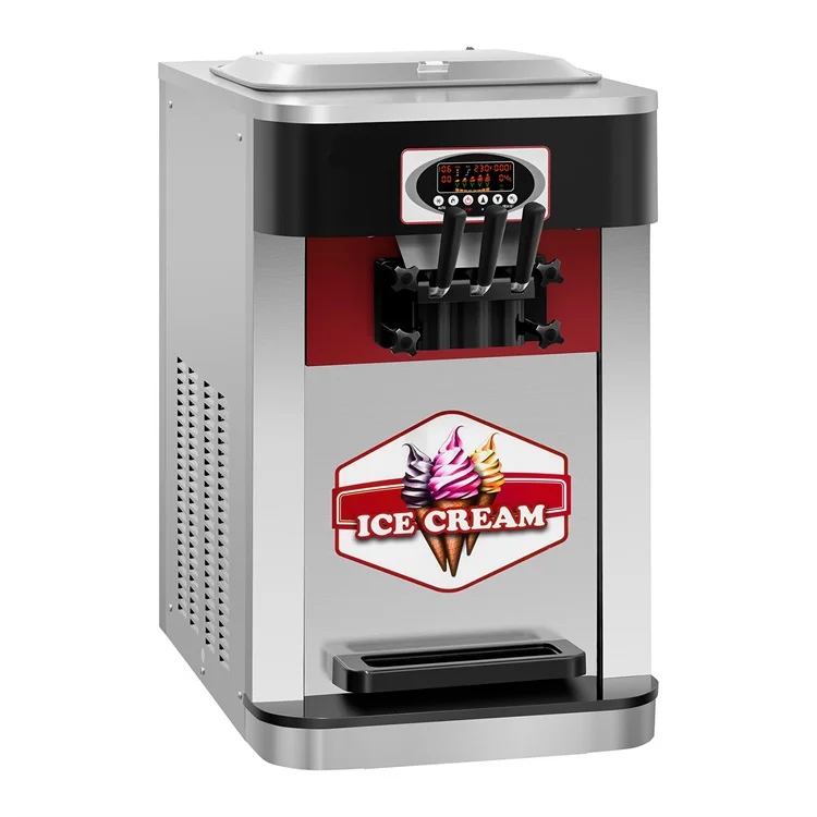 Table Top Mini Soft Ice Cream Machine Price/ Small Ice Cream Maker