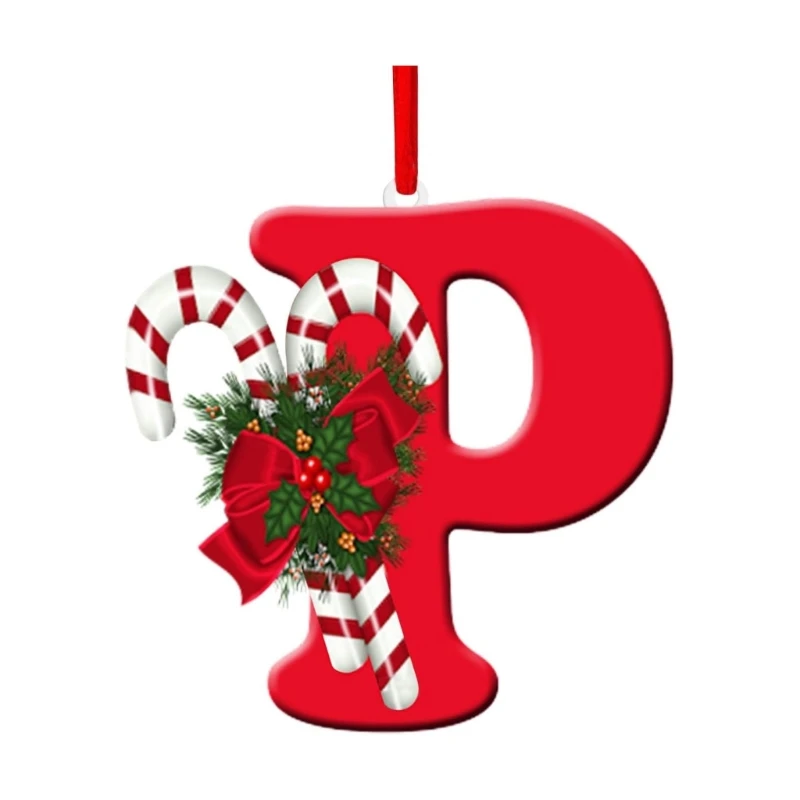 Trang trí cây thông Noel Mặt dây chuyền chữ trang trí cho ngày lễ Trang trí đồ trang trí Dropsale