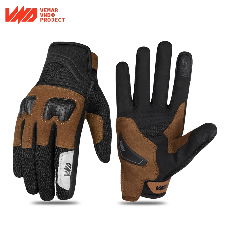 

Spring And Summer Motorcycle Gloves Anti-fall Motorcycle Gloves Ergonomic Design Guantes Moto Non-slip Racing Gloves TPU Shell