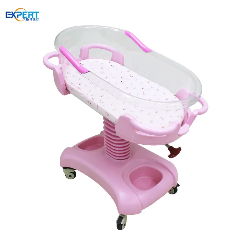 Medical Equipment Obstetrics and Gynecology Movable ABS Baby Crib Newborn Stroller