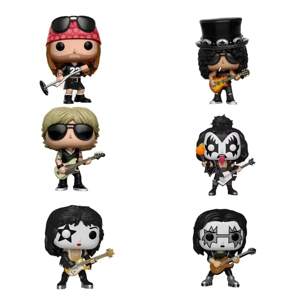 

New Vintage Heavy Metal Kiss Band Rock Poster Music Team pops Decoration Ornaments Action Figure Collection Model Toys