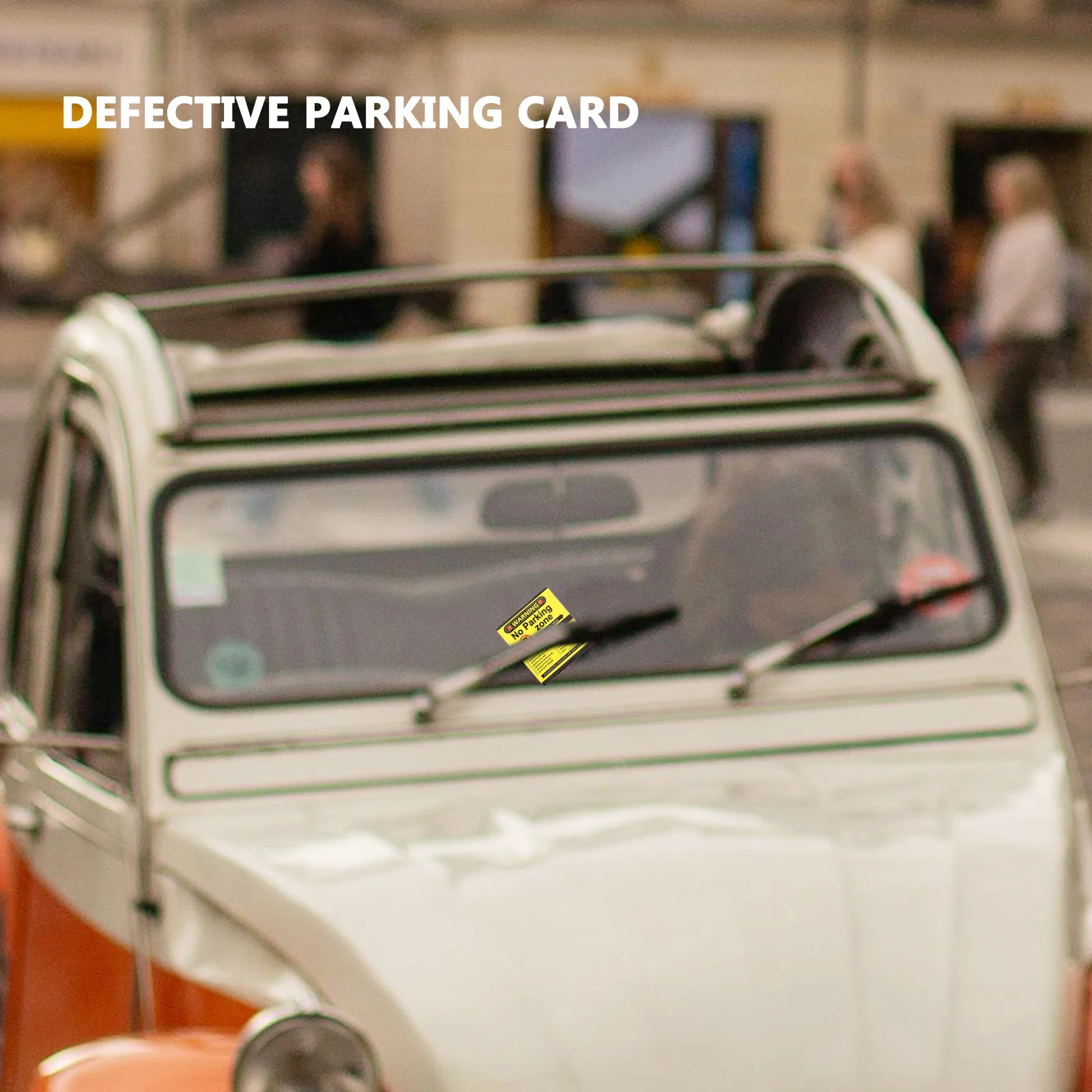 Sin pegatina de estacionamiento, recordatorio adhesivo impermeable para coche, garaje, centro comercial, estacionamiento público, señal de tráfico de seguridad