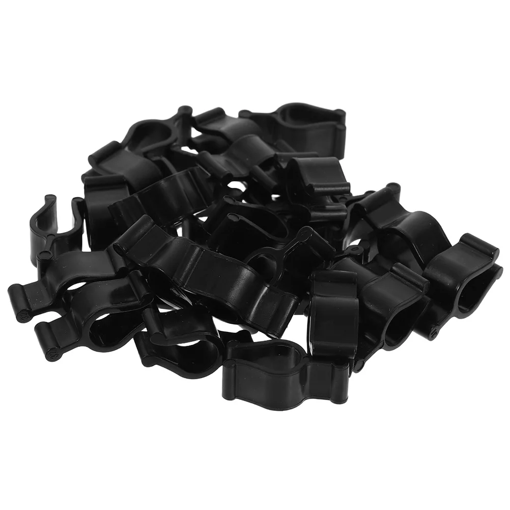 

50Pcs Cleansing Oil Pump Plastic Small Buckles Black Secure Makeup Removal Shampoo Dispenser Bottle Pump Head Clips