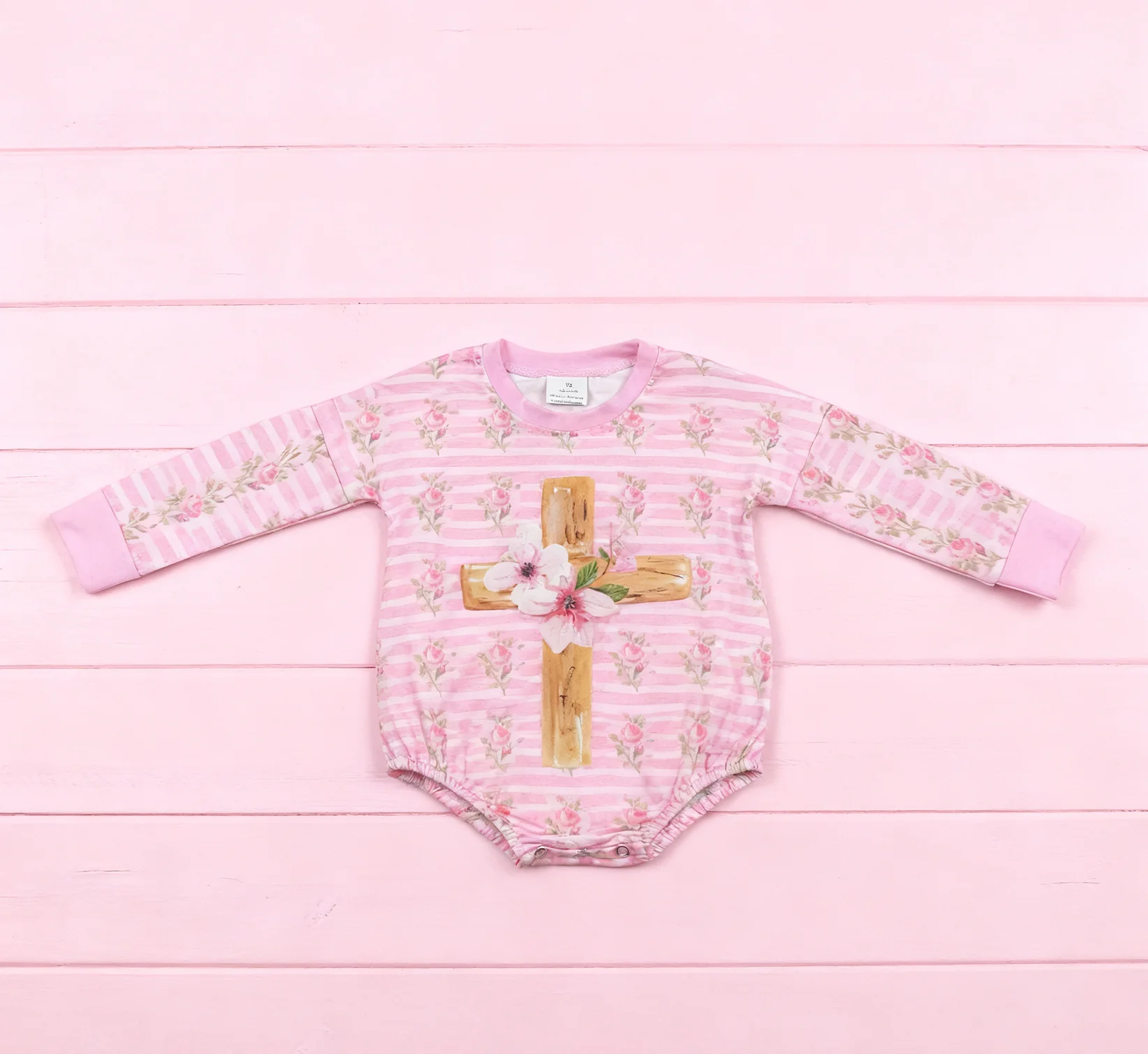 Z1124-03 LR2837 Baby Girls Bubbles Infant Jumpsuit Kids One-piece Newborn Romper Toddler Clothes