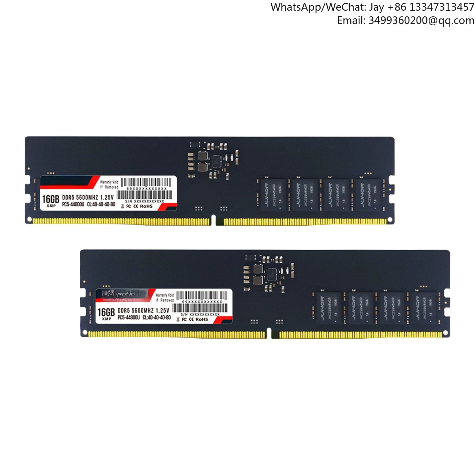 Memoria RAM DDR5 de 16 GB/32 GB, 5600 MHz, 1,25 V, Overclocking, ECC, para Desarrollo de Realidad Virtual, Edición de Video 8K