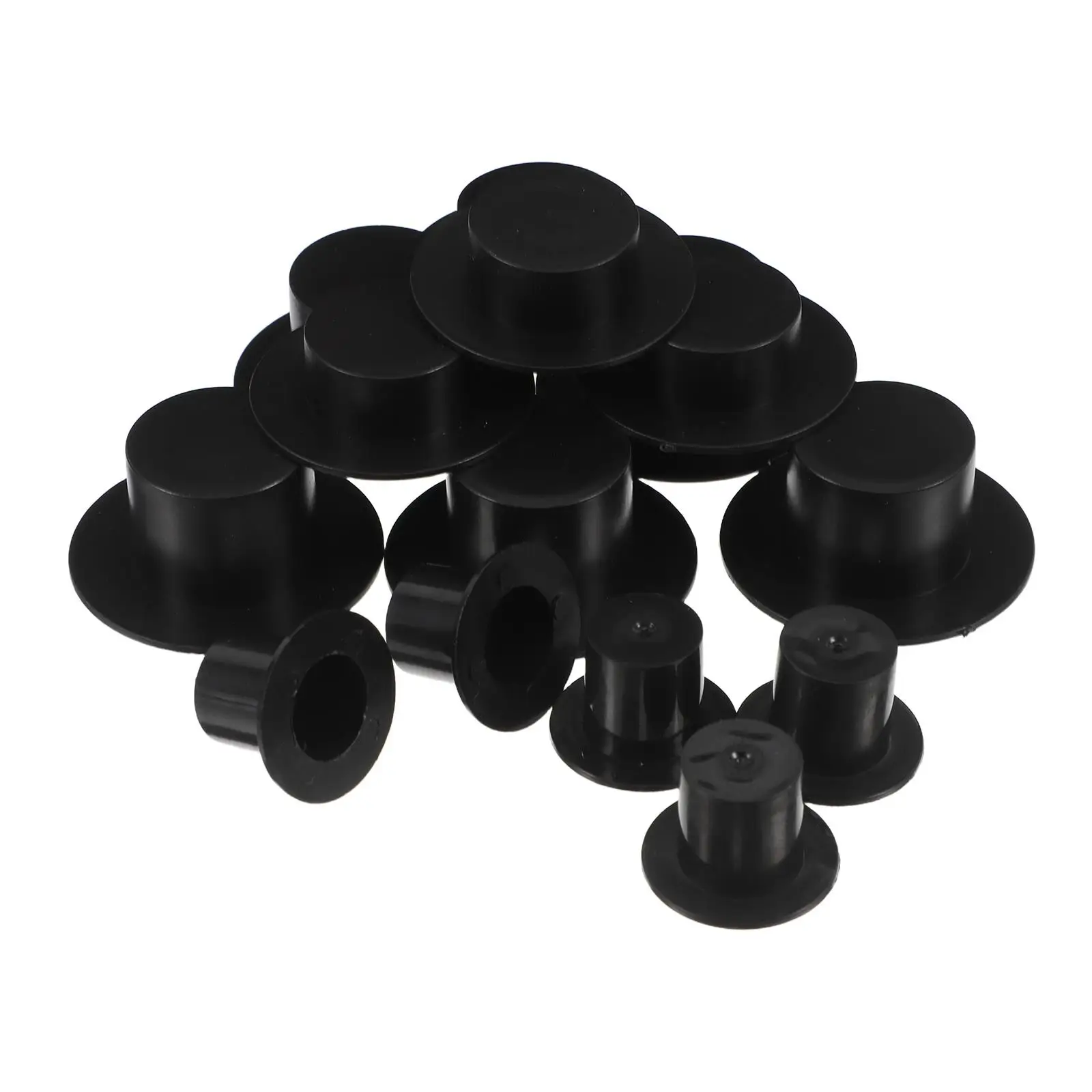 

75pcs Black Clown Hat Mini Decorative Party Supplies DIY Snowman Hats Tiny Hat Comfortable Practical Festive Photo Prop