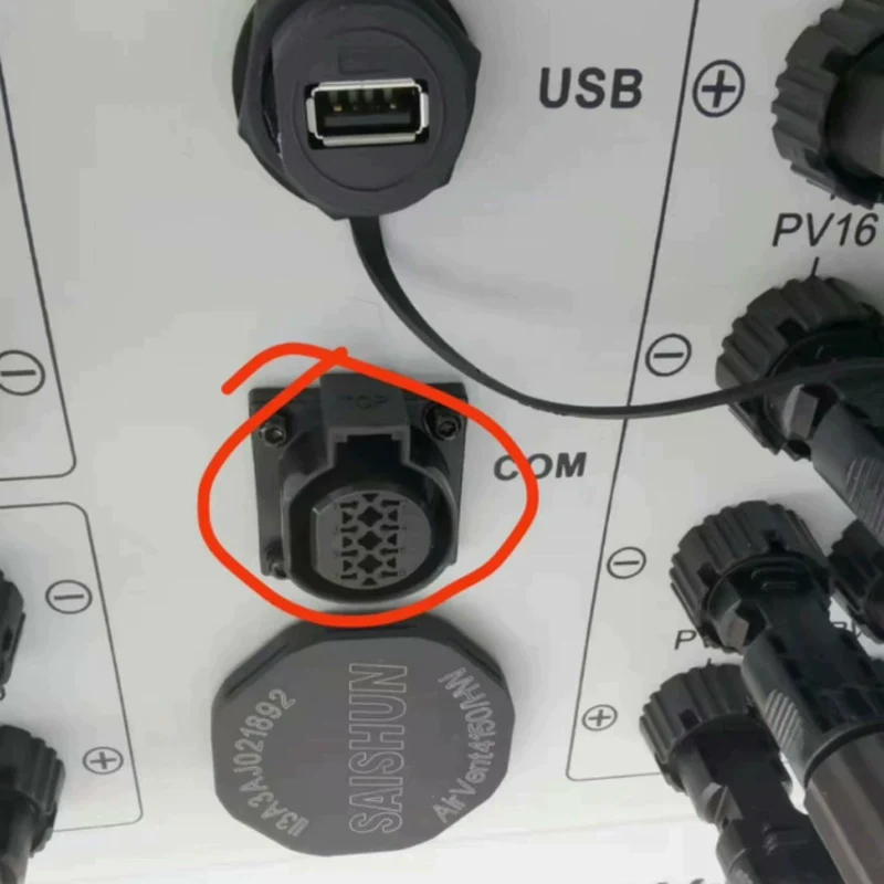 RS 485 8 Pin Communication Terminal For 100-300KW Sungrow Huawei Inverter Sun2000Series 100KW 110KW 125KW 175KW 196KW 250KW 300K