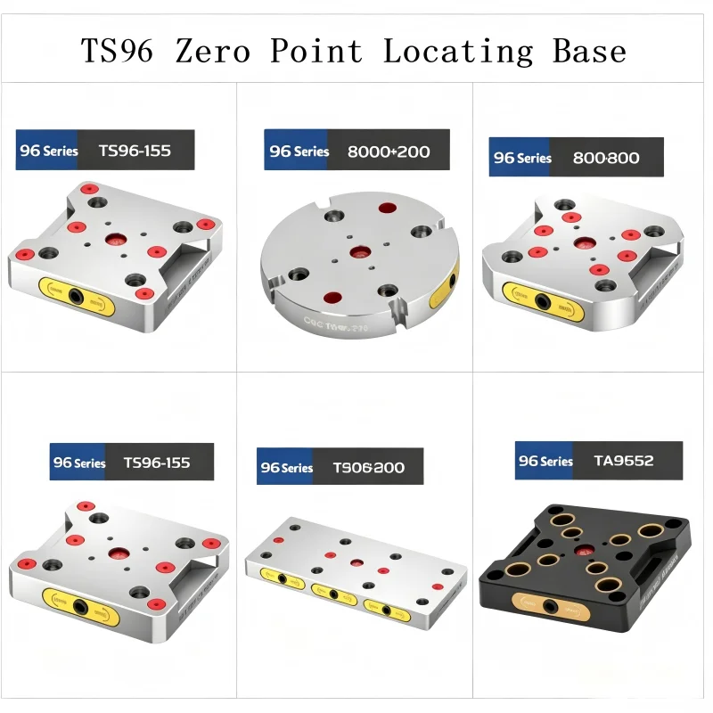 Quick-Change ZPP CNC Base Plate For 5 Axis Vices, Clamping Fixture Solutions