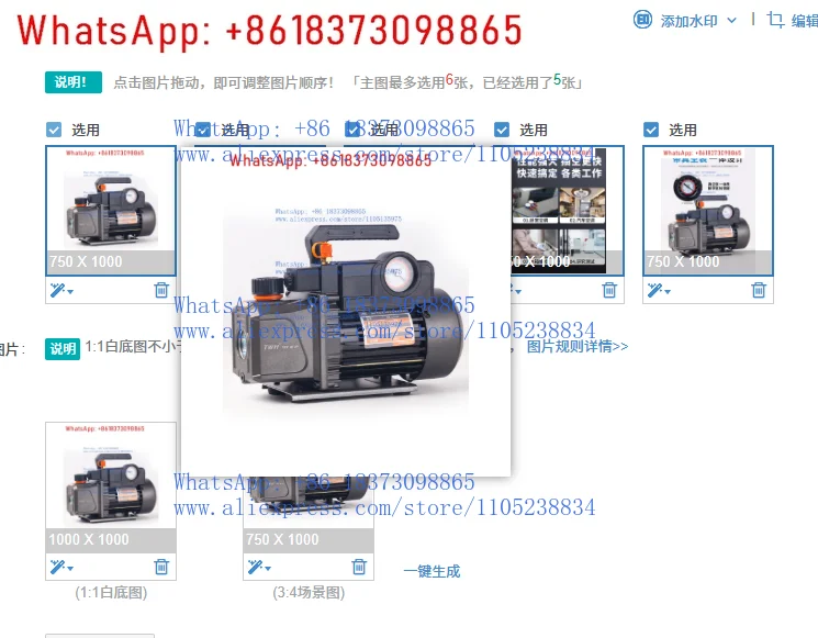 

Ruby rotary vane vacuum pump small air extraction car air conditioner refrigerator repair negative pressure refrigeration tool