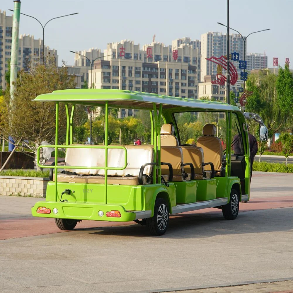 Customized Color Electric Bus with CE Certification, Hot Selling 11 Seat Mini Shuttle Bus