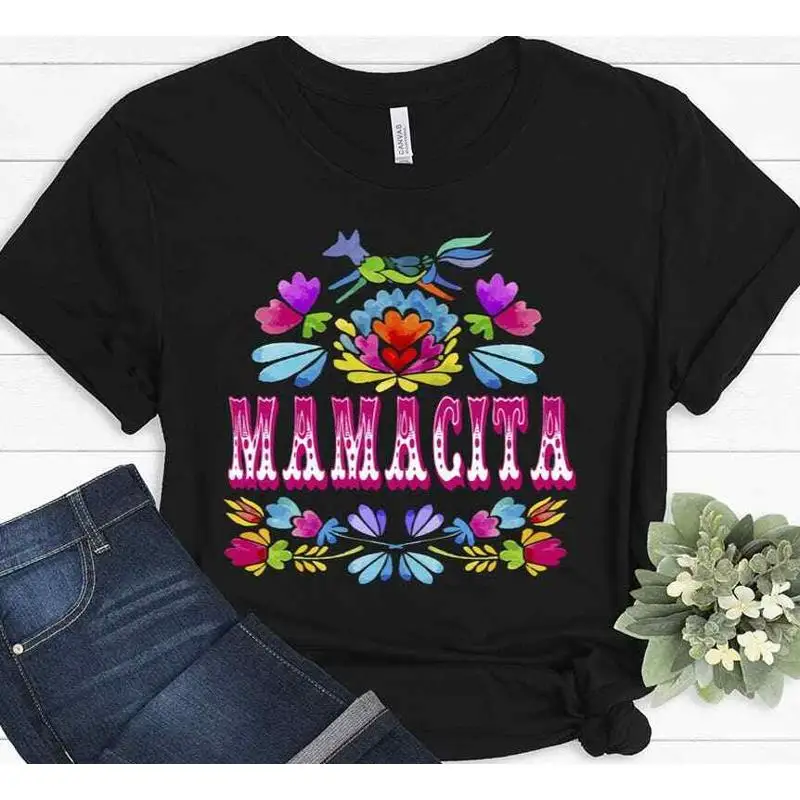 

Mamacita Cute Cinco De Mayo Женская забавная футболка для мамы