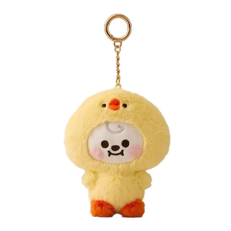 Hot Anime Cartoon Bt21 Knuffel Y2K Creatieve Nieuwe Pluche Pop Y2K Mode Rugzak Sleutelhanger Accessoires Cadeau voor Vrienden