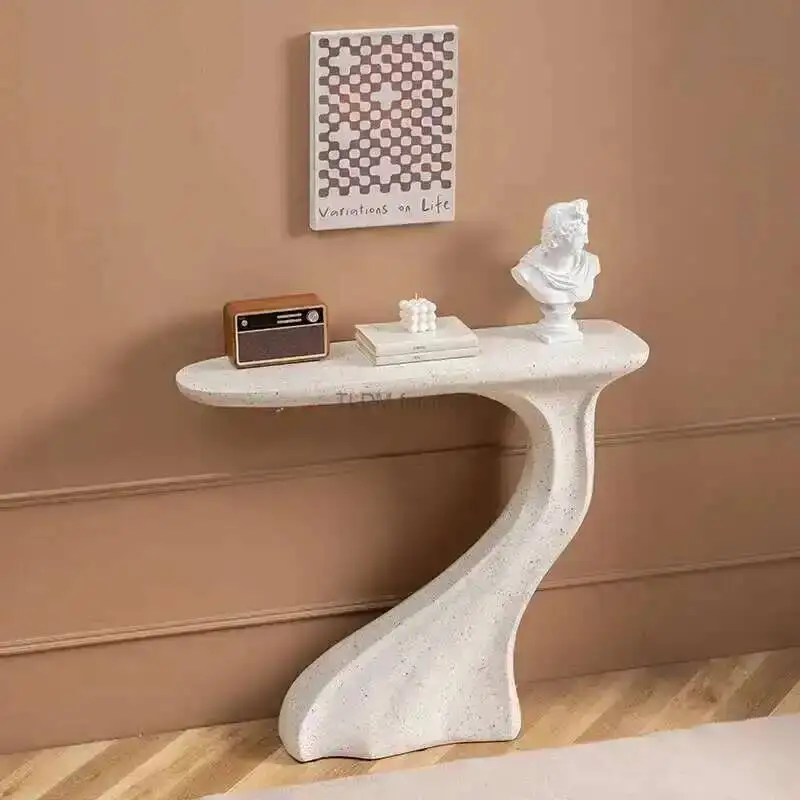 

for Nordic Hall Cement Entrance Console Tables Table Against Wall Ins Creative Light Luxury Household Console Table for Corridor